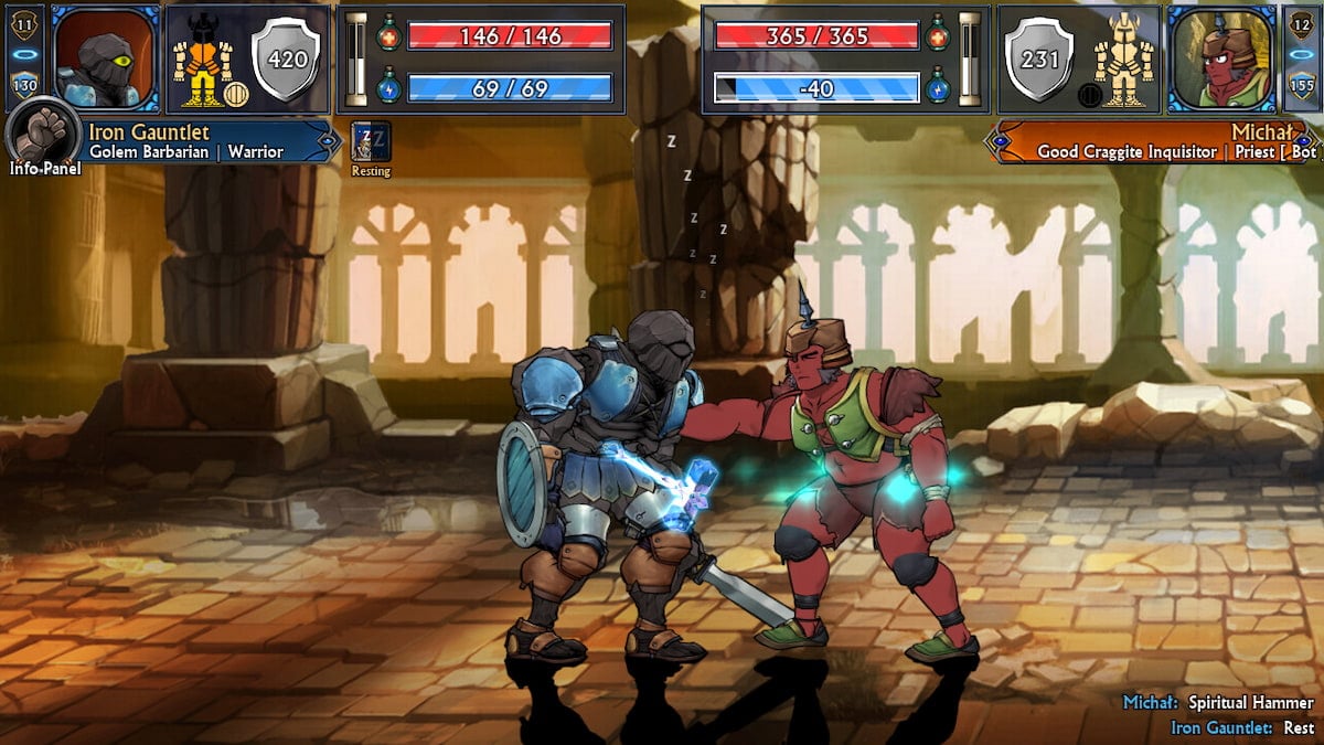 Swords and Sandals Immortals gameplay