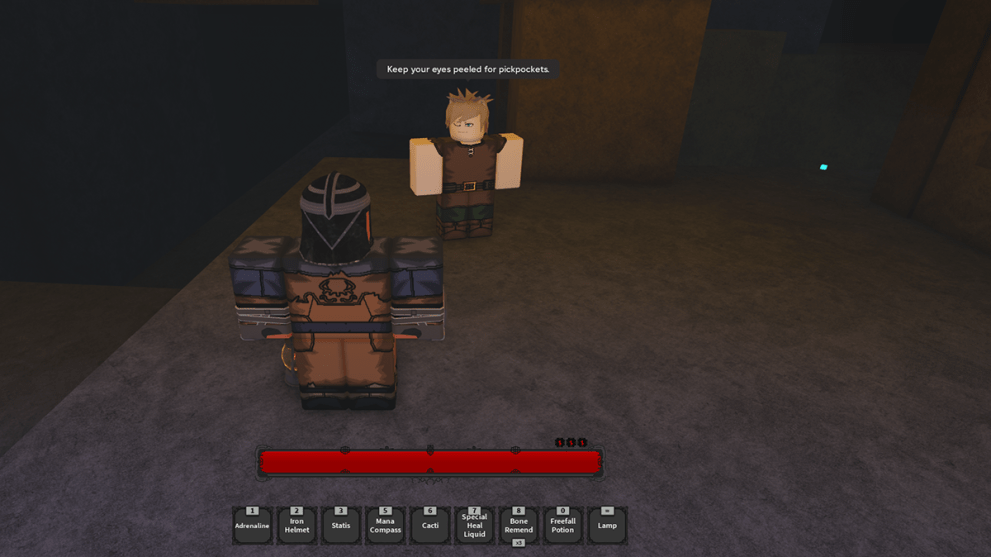 czary race standing in hollowed roblox