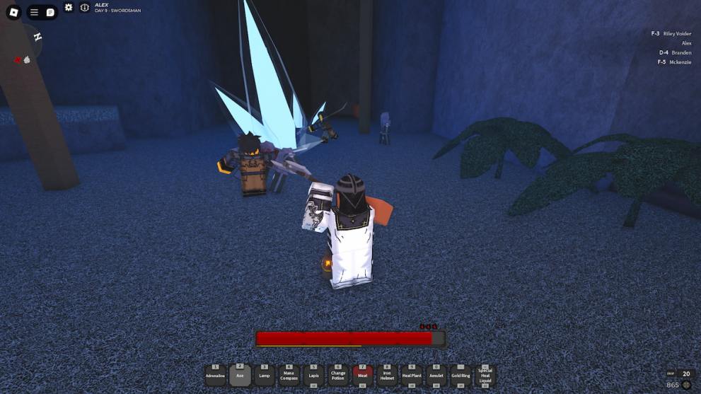 combat in hollowed roblox