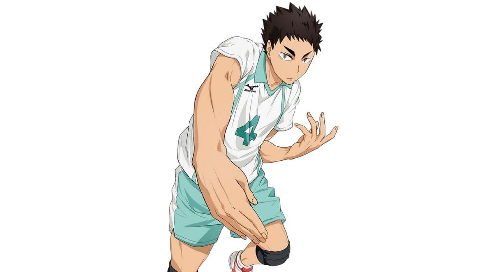 Hajime Iwaizumi character in Haikyuu Touch the Dream