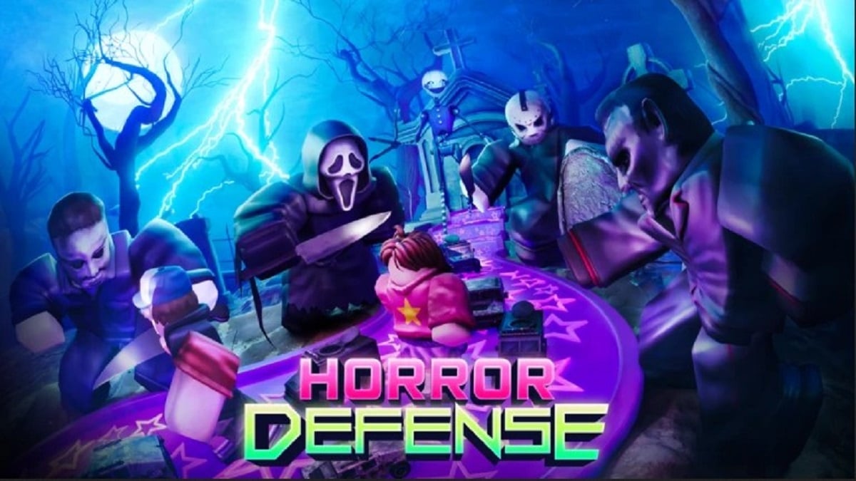 Horror Tower Defense codes - logo of the game with horror characters