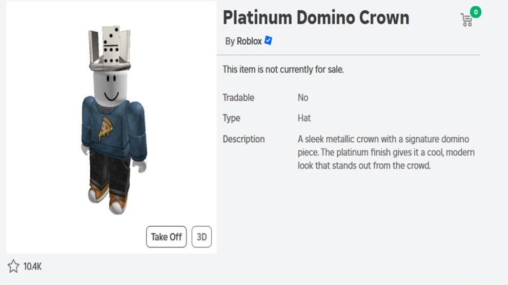 The Platinum Domino Crown.