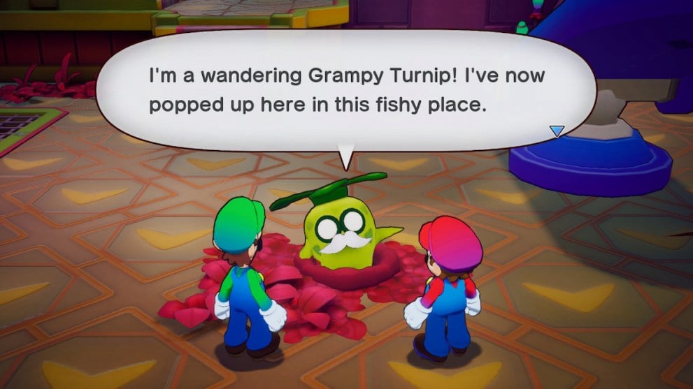 a stray grampy turnip in one of the solidtree rooms