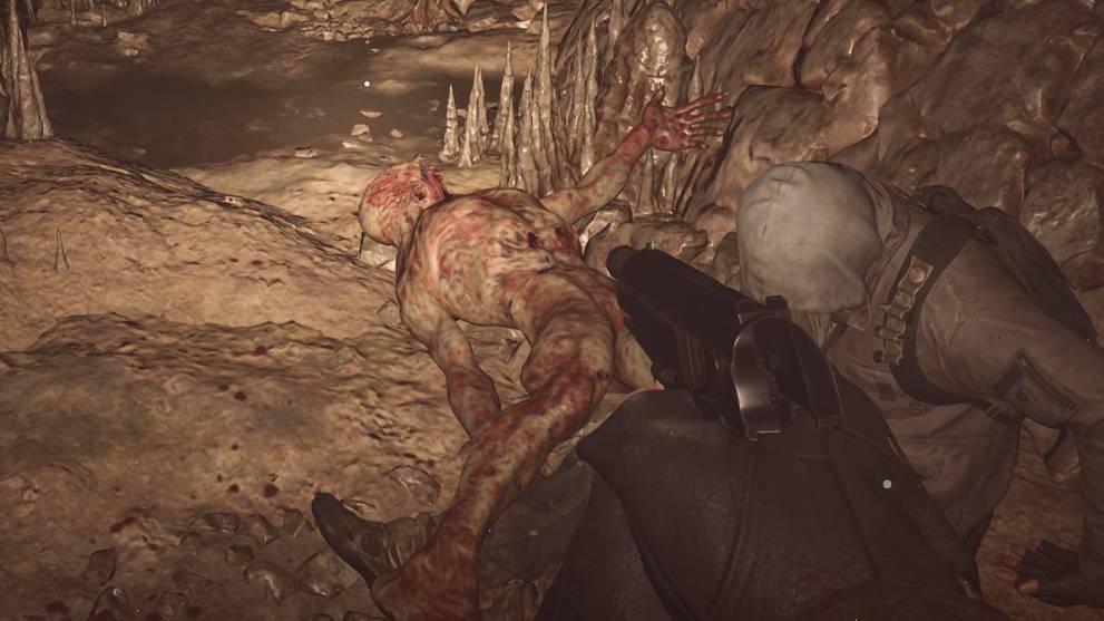 STALKER 2 invisible bloodsucker enemy dead body