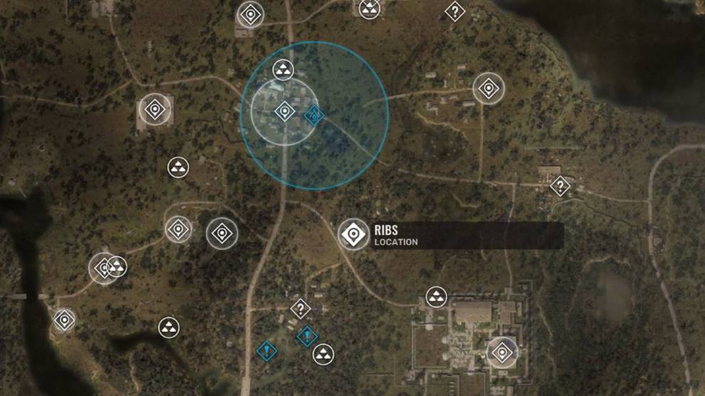 STALKER 2 ribs anomaly field map location whirlwind artifact