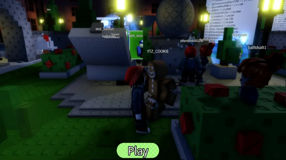 Players in the Ball Tower Defense lobby