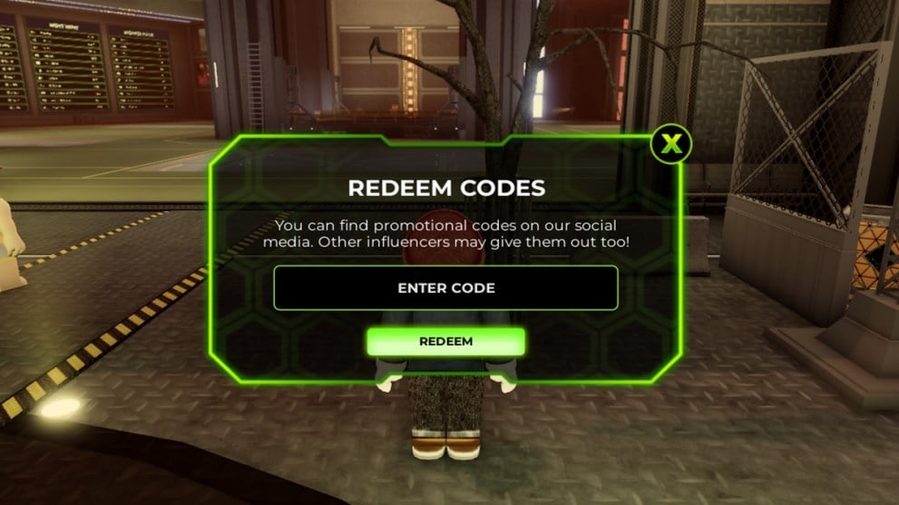 Code redeeming feature in Tower Defense X