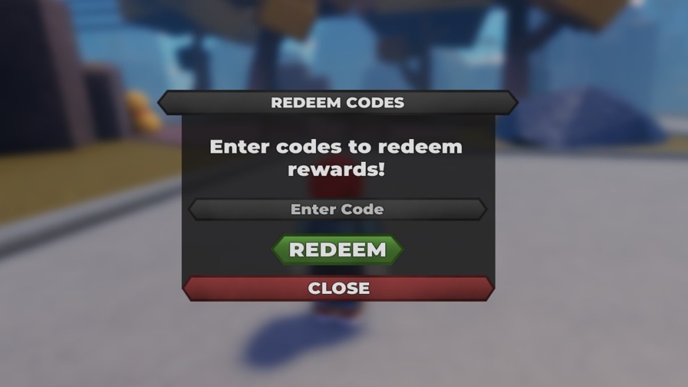 Codes text box in Unlimited Battlegrounds