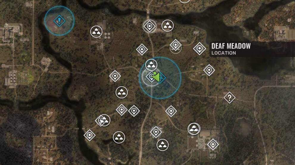 STALKER 2 whirlwind artifact location deafened meadows map