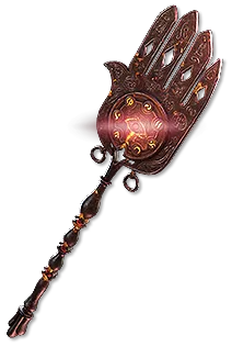 Guiding Palm Shrine Sceptre from Path of Exile 2