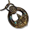 Ligurium Talisman Lapis Amulet from Path of Exile 2