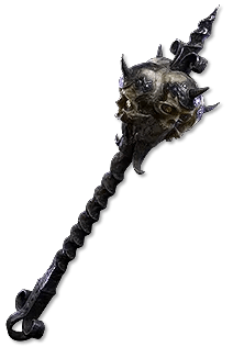 The Dark Defiler Rattling Sceptre from Path of Exile 2