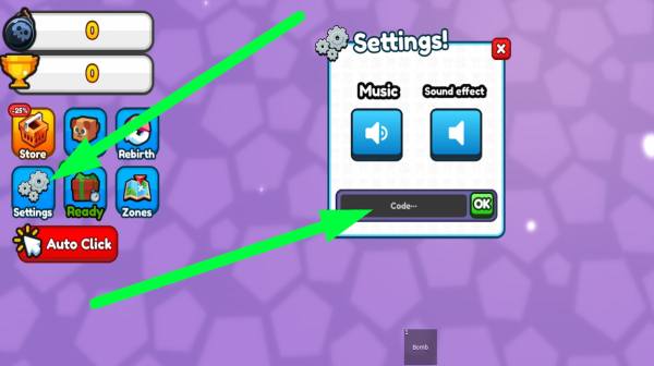 How to redeem Bomb Digging Simulator codes