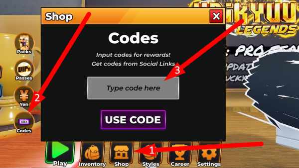 How to redeem Haikyuu Legends codes
