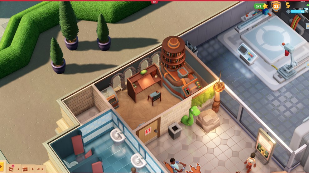 Two Point Museum training room in museum