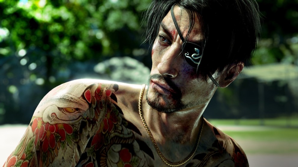 Goro Majima in Like a Dragon: Pirate Yakuza in Hawaii, which is better to play with the Japanese sub than English dub