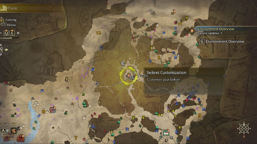 Monster Hunter Wilds seikrat customization npc location on map