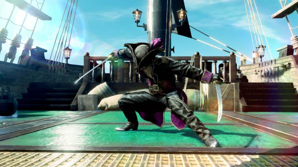 Goro Majima in pirate outfit and sea dog style yakuza pirate in hawaii