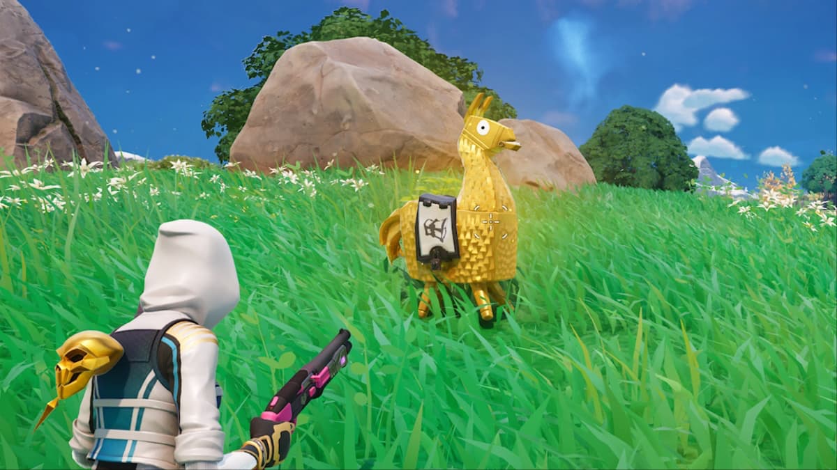 fortnite golden llama