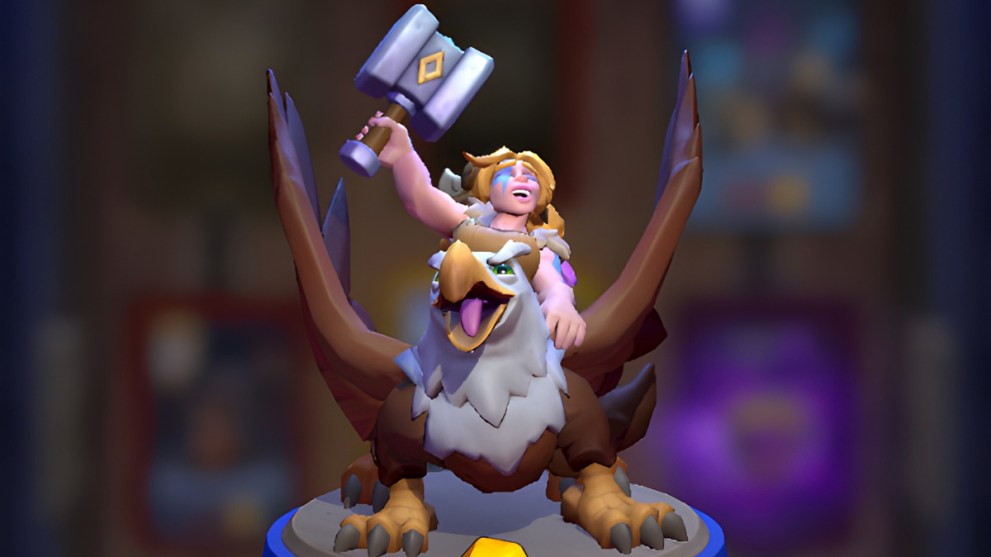 Gryphon Rider mini in Warcraft Rumble