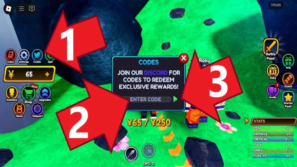 How to redeem Anime Ascend codes