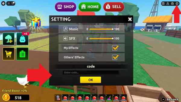 How to redeem Grow your Farm codes