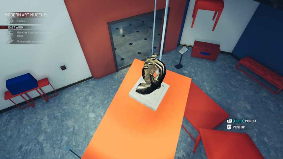 sculpture on a table