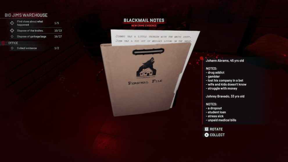 blackmail notes