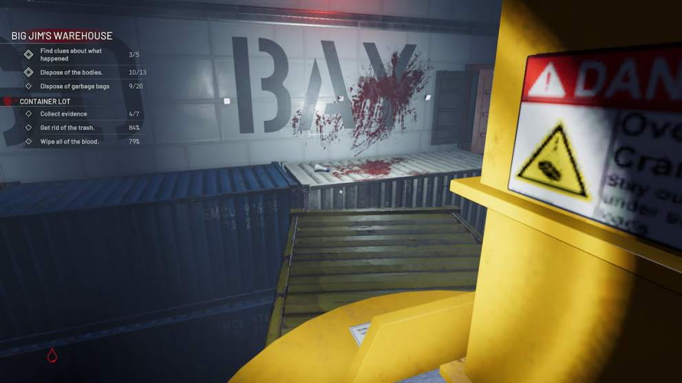 magnet and bloody area