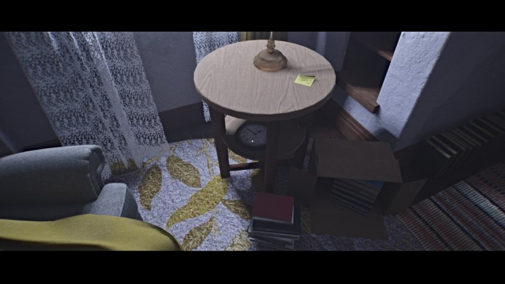 Clock under table in LUTO