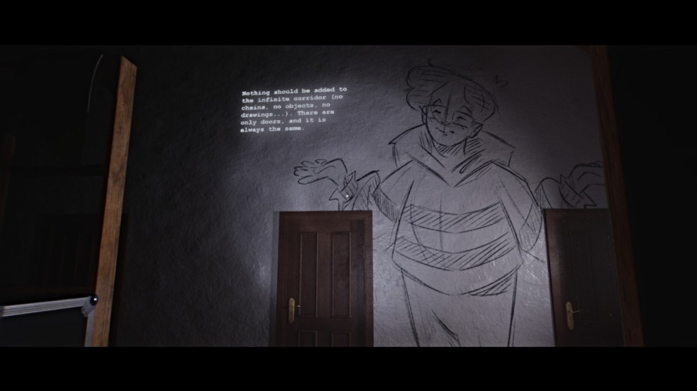 Drawing on wall in LUTO