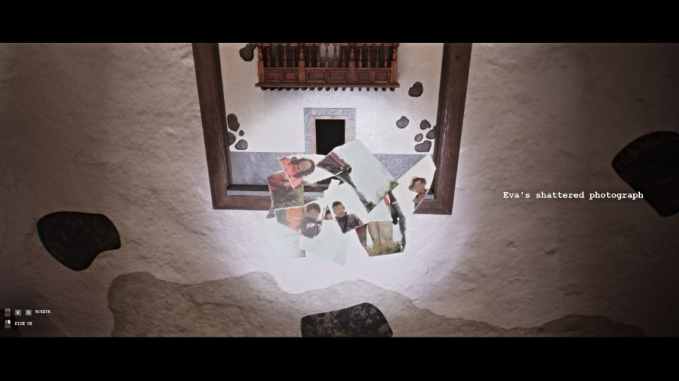 Eva's shattered photograph in LUTO