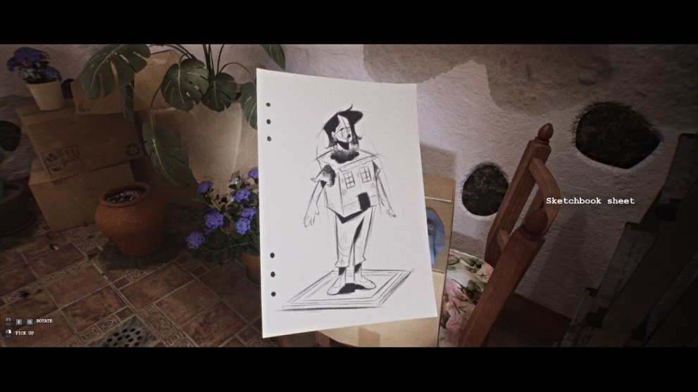 Sam's mom sketch in LUTO