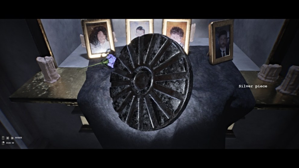 Silver Piece key in LUTO