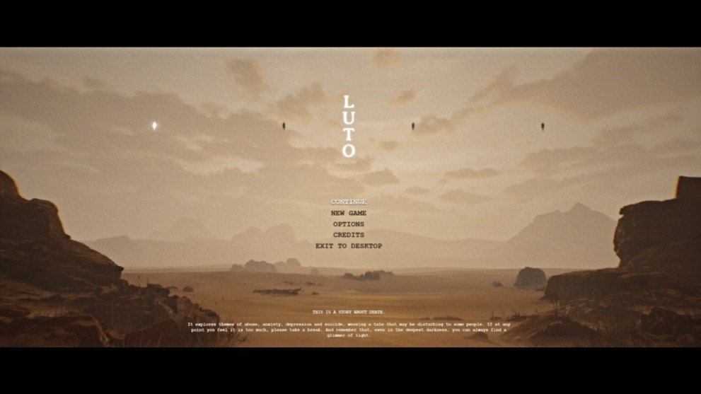 Different start menu in LUTO