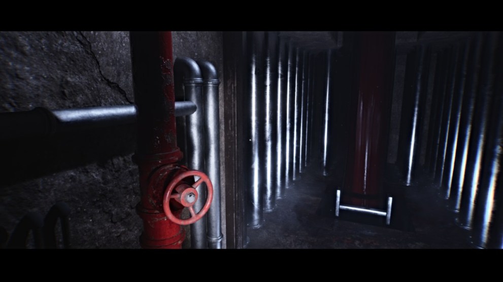 Valve and red pipe in LUTO