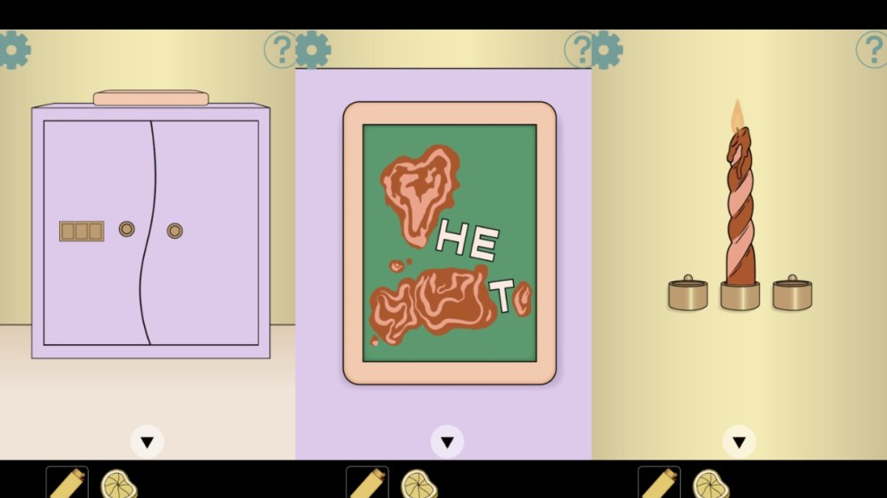 Lemon House puzzle screens