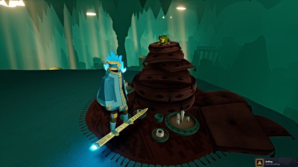 Bullfrog in Sword of the Sea