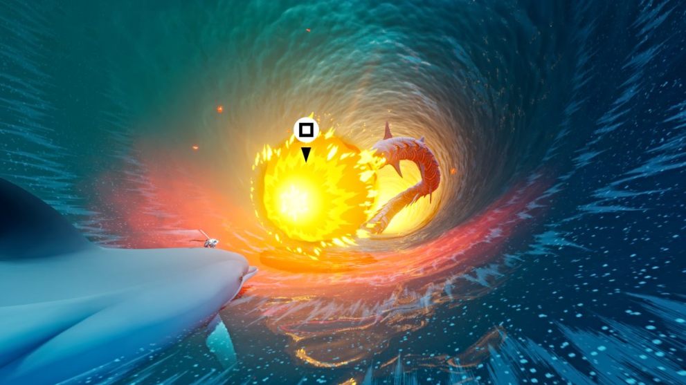 Wraith fights Tornamun in Sword of the Sea