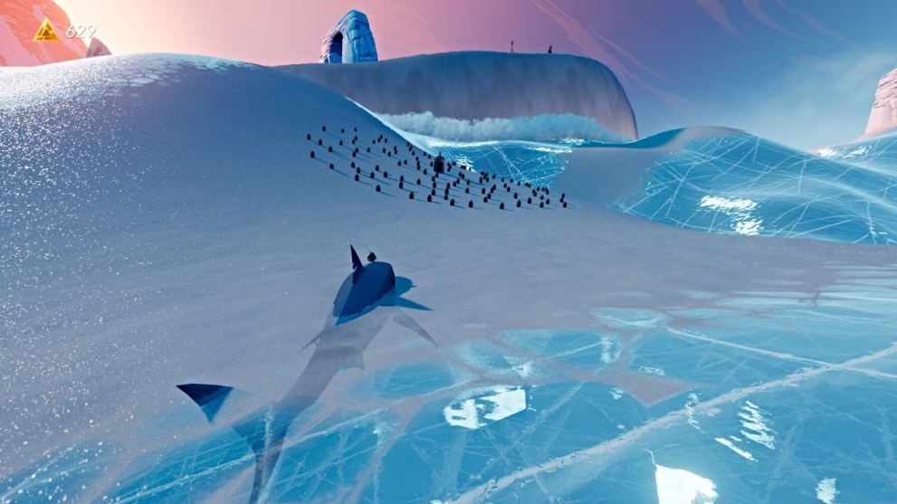 Circle of lanterns in Sword of the Sea