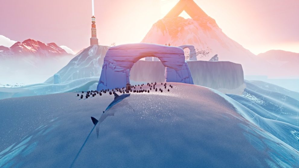 Circle of lanterns in Sword of the Sea