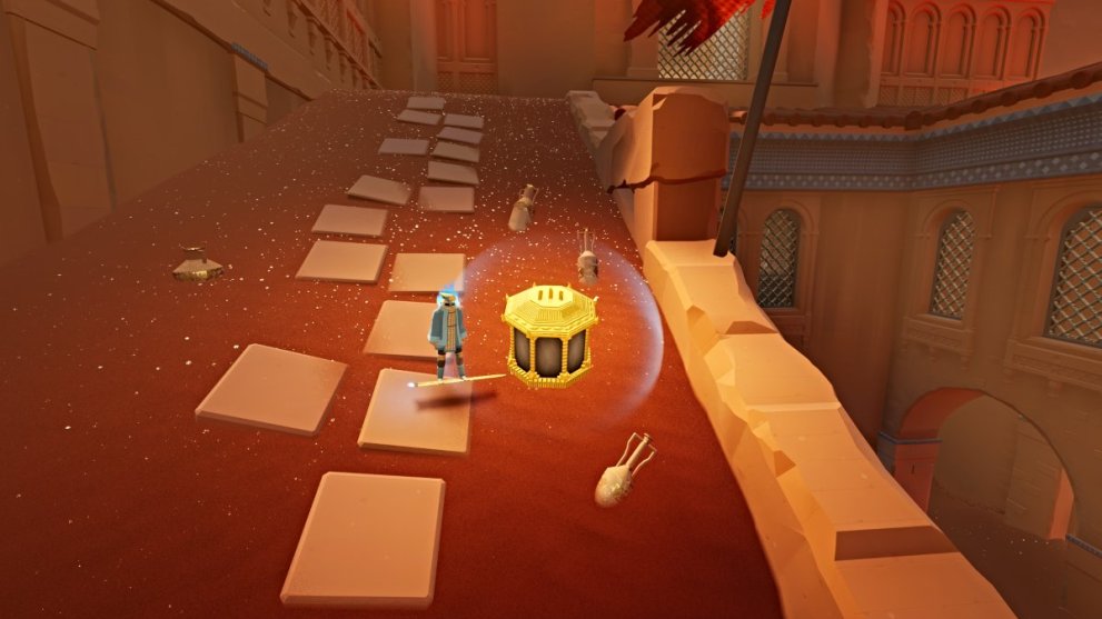 First lantern key for gate in Sword of the Sea