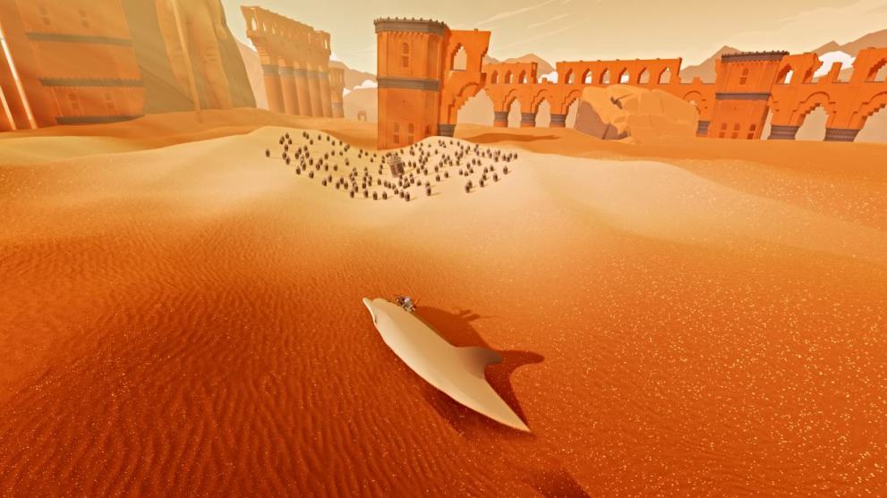 Restoration point 4 in the Forbidden Valley in Sword of the Sea