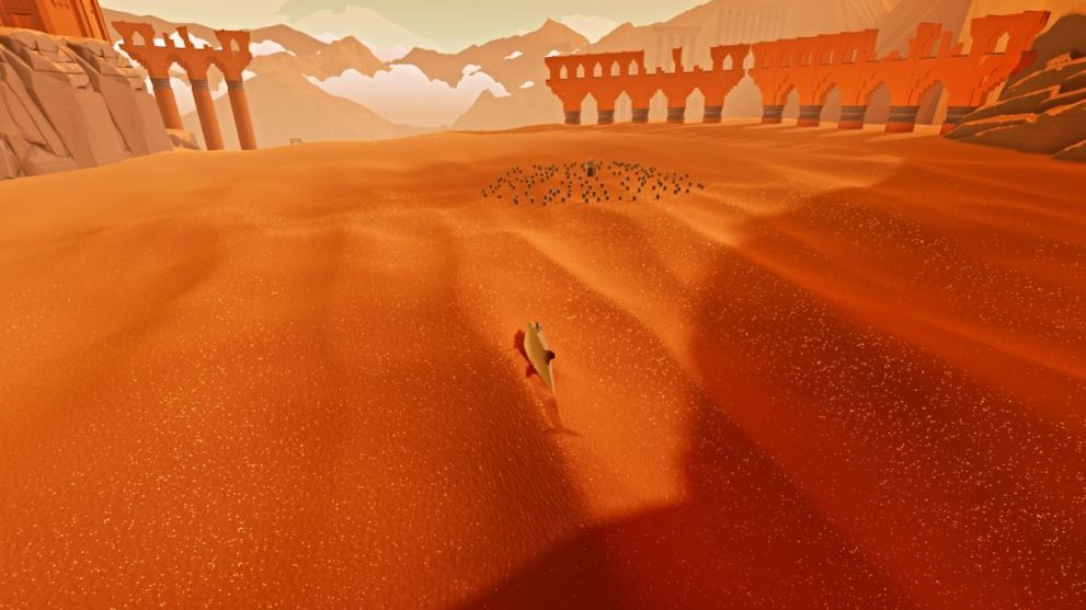 Restoration point 5 in the Forbidden Valley in Sword of the Sea