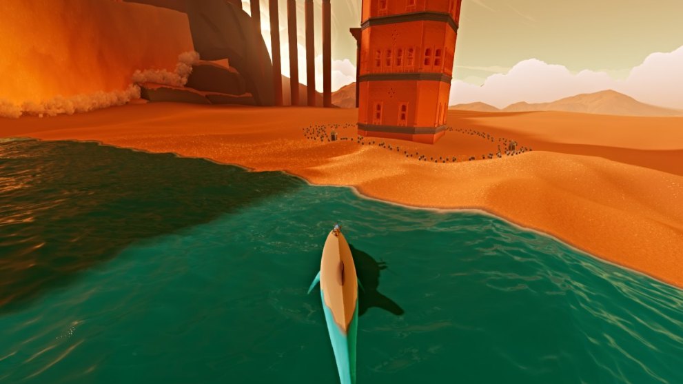 Restoration Point 7 in the Forbidden Valley in Sword of the Sea