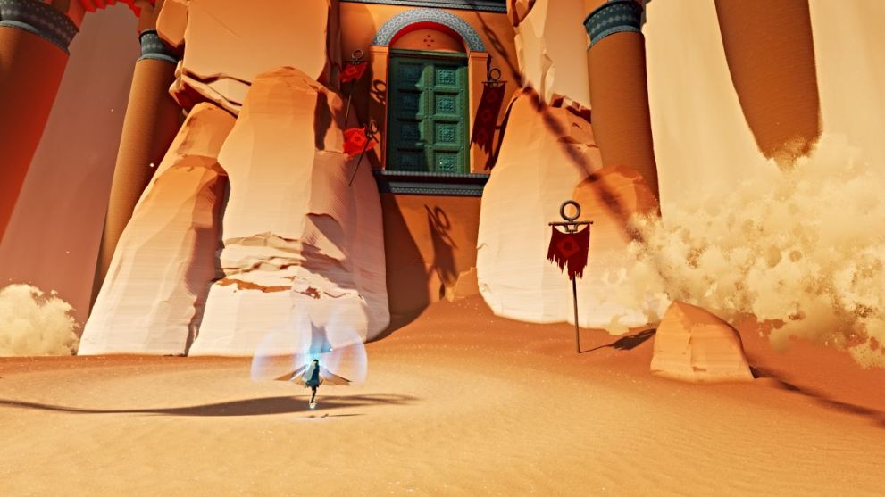 Green door in Sword of the Sea