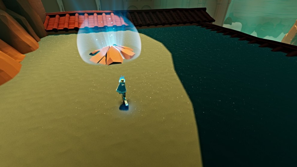 Second restoration point at the Lost Grotto in Sword of the Sea