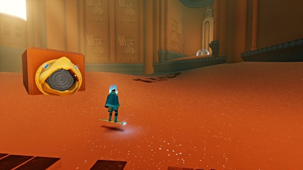 Turtle Head and a Stele Pedestal in Sword of the Sea