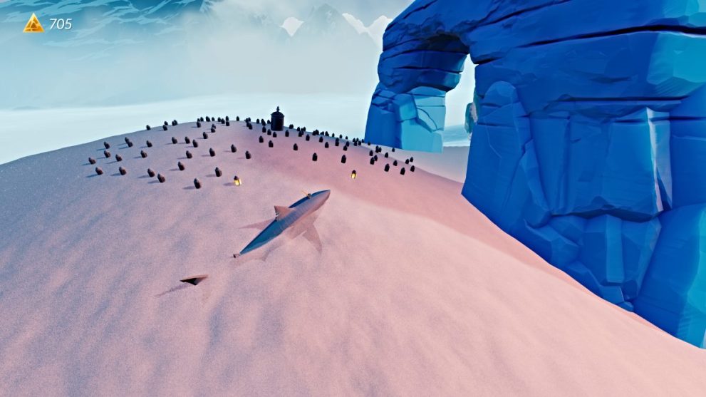 Circle of lanterns in Sword of the Sea