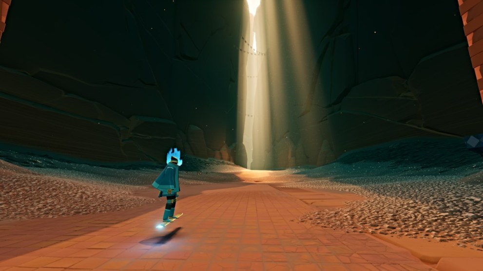 Lost Grotto starting area in Sword of the Sea